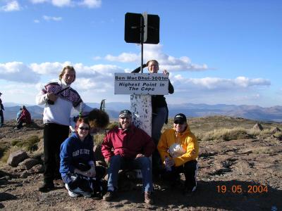 The top of Ben Mac Dhui - The highest point in the Cape